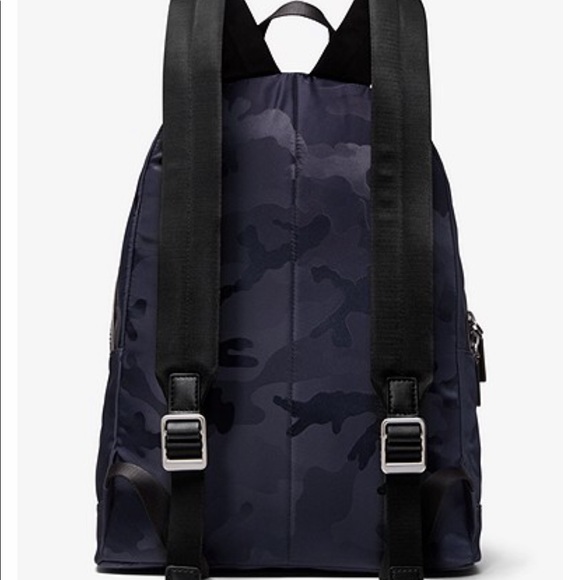 MICHAEL KORS Camouflage Nylon Jacquard Backpack - Picture 2 of 10